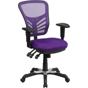purple office chairs you'll love | wayfair purple office chairs you'll love | wayfair