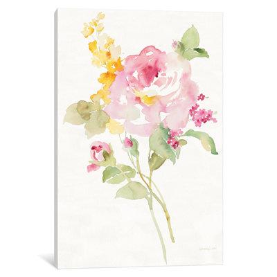 'Midsummer I' Painting Print on Wrapped Canvas Lark Manor Size: 12" H x 18" W x 0.75" D