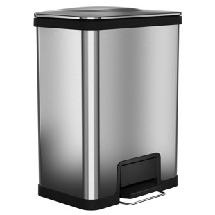 30 Gallon Step On Trash Can Wayfair Airstep 13 Gallon Step On Trash Can