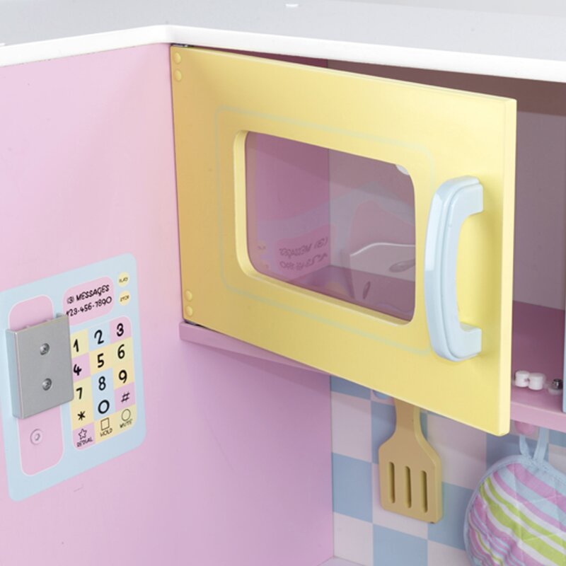 pastel kitchen set