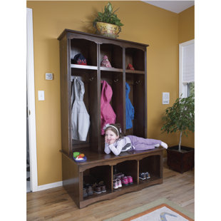 Go to store & view more images Arthur W. Brown 2 Piece Sit and Store Hall Tree Set