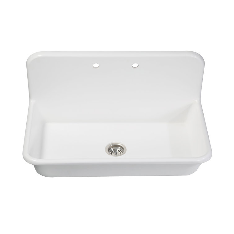 Arcticstone Solid Surface 36'' x 21'' Farmhouse Kitchen Sink