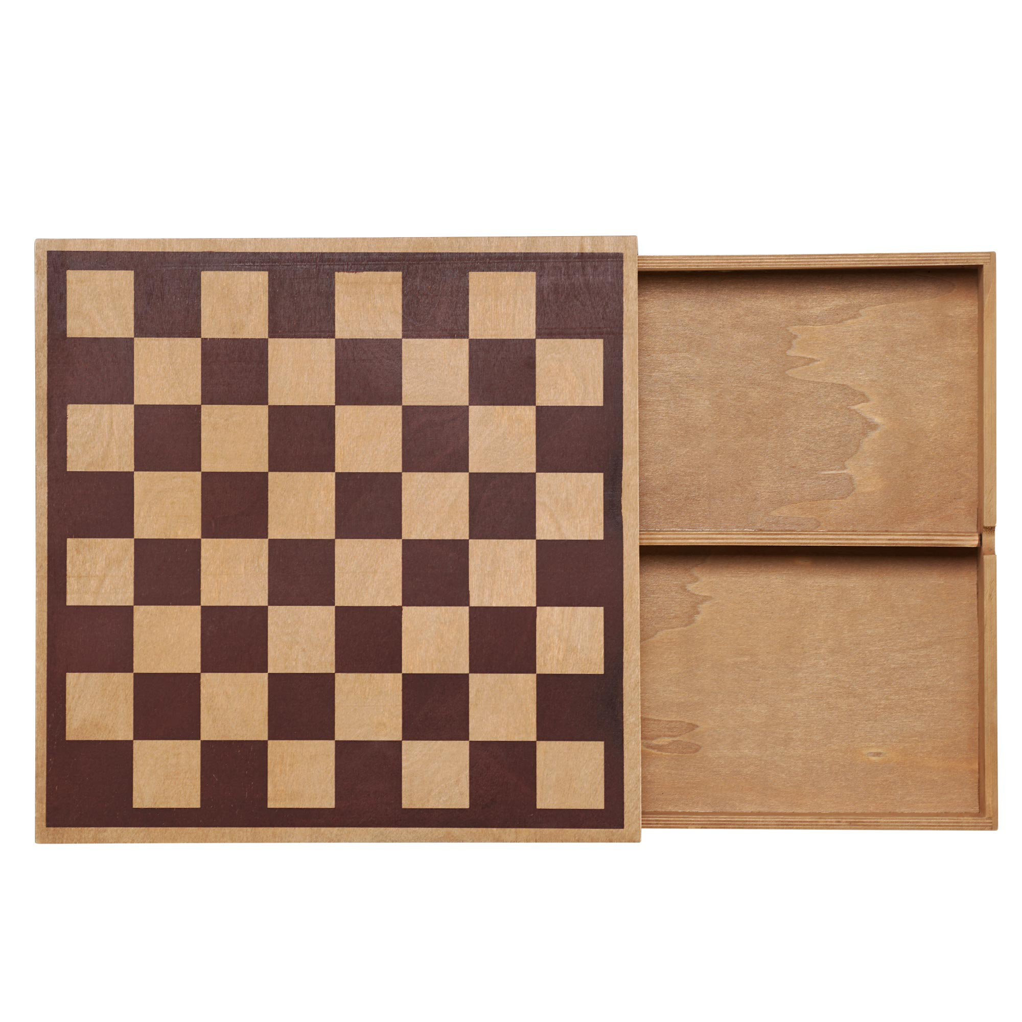 American Art Decor Wood Chess and Checkers Board Game Set Wayfair