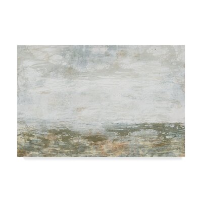 'Neutral Horizon I' Acrylic Painting Print on Wrapped Canvas Highland Dunes Size: 16