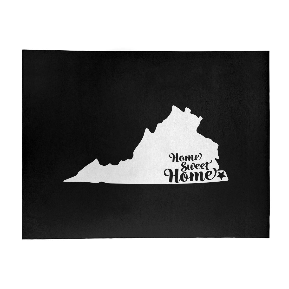 East Urban Home Home Sweet Virginia Beach Poly Chenille Rug Wayfair