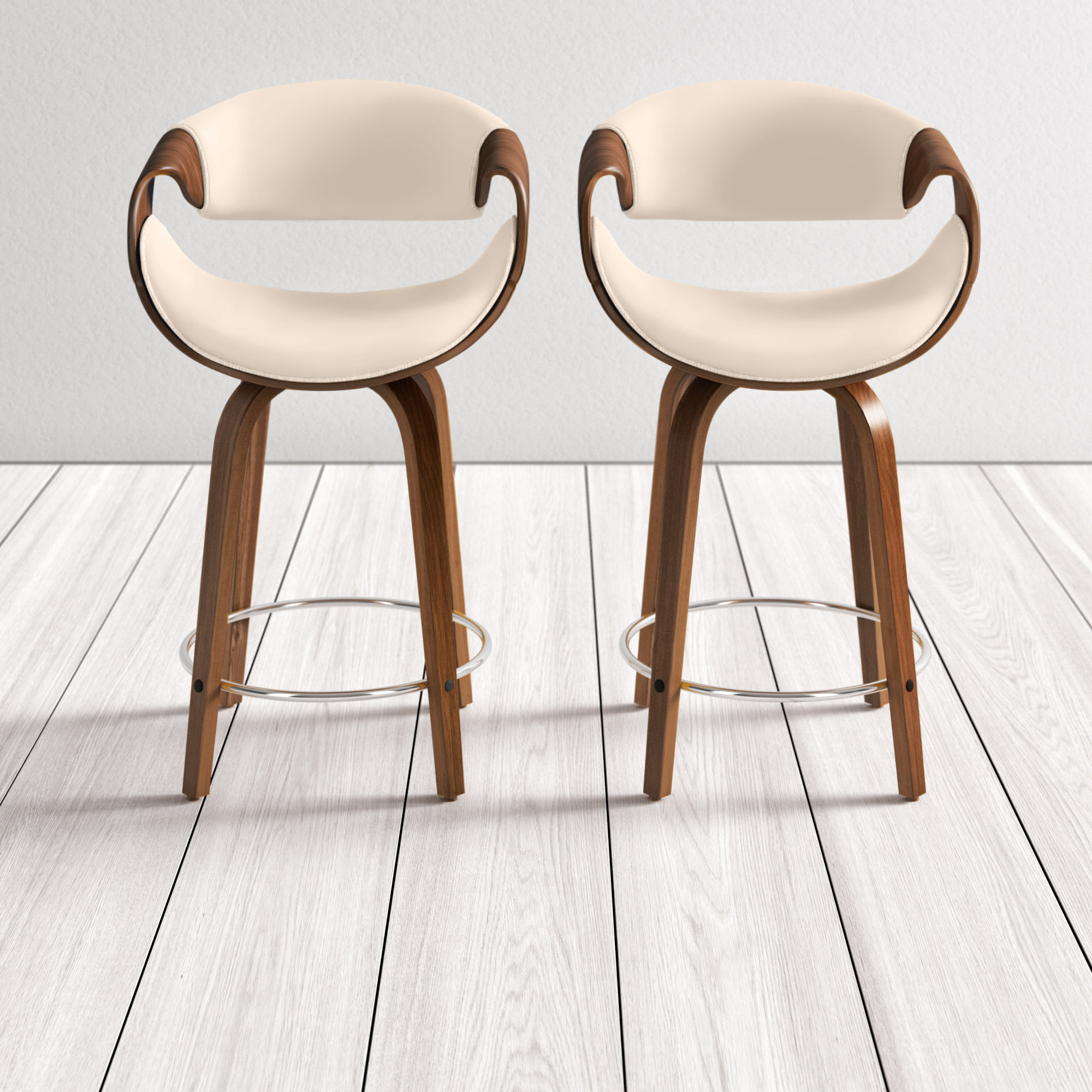 Foundstone™ Bombay Swivel Counter & Bar Stool & Reviews Wayfair