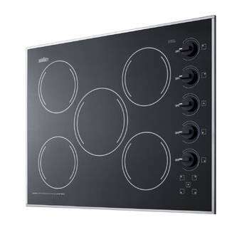 Summit Appliance Radiant 27 Electric Cooktop With 5 Burners Wayfair