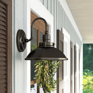 Go to store & view more images Fannie 1-Light Outdoor Barn Light by Laurel Foundry Modern Farmhouse