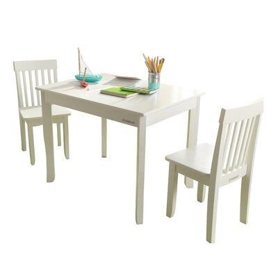 Kidkraft Avalon Kids 3 Piece Writing Table And Chair Set