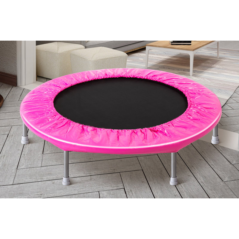 pink toddler trampoline