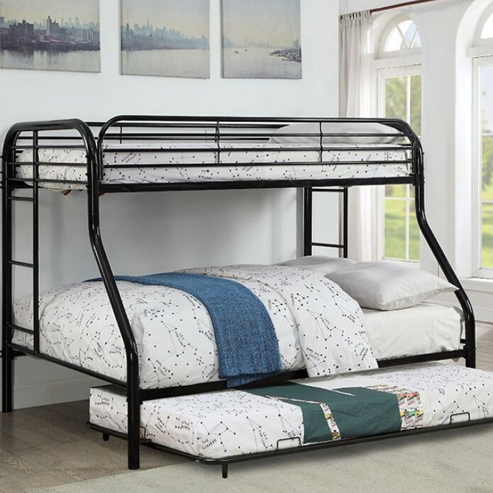 wayfair bunk beds with trundle