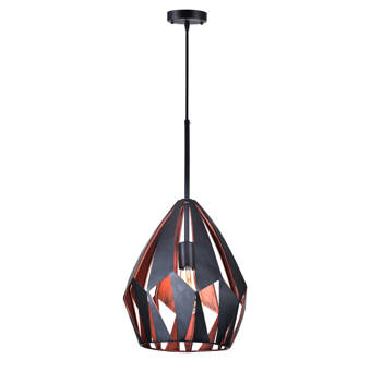 Mercer41 Tedesco1 Light Single Geometric Pendant Wayfair