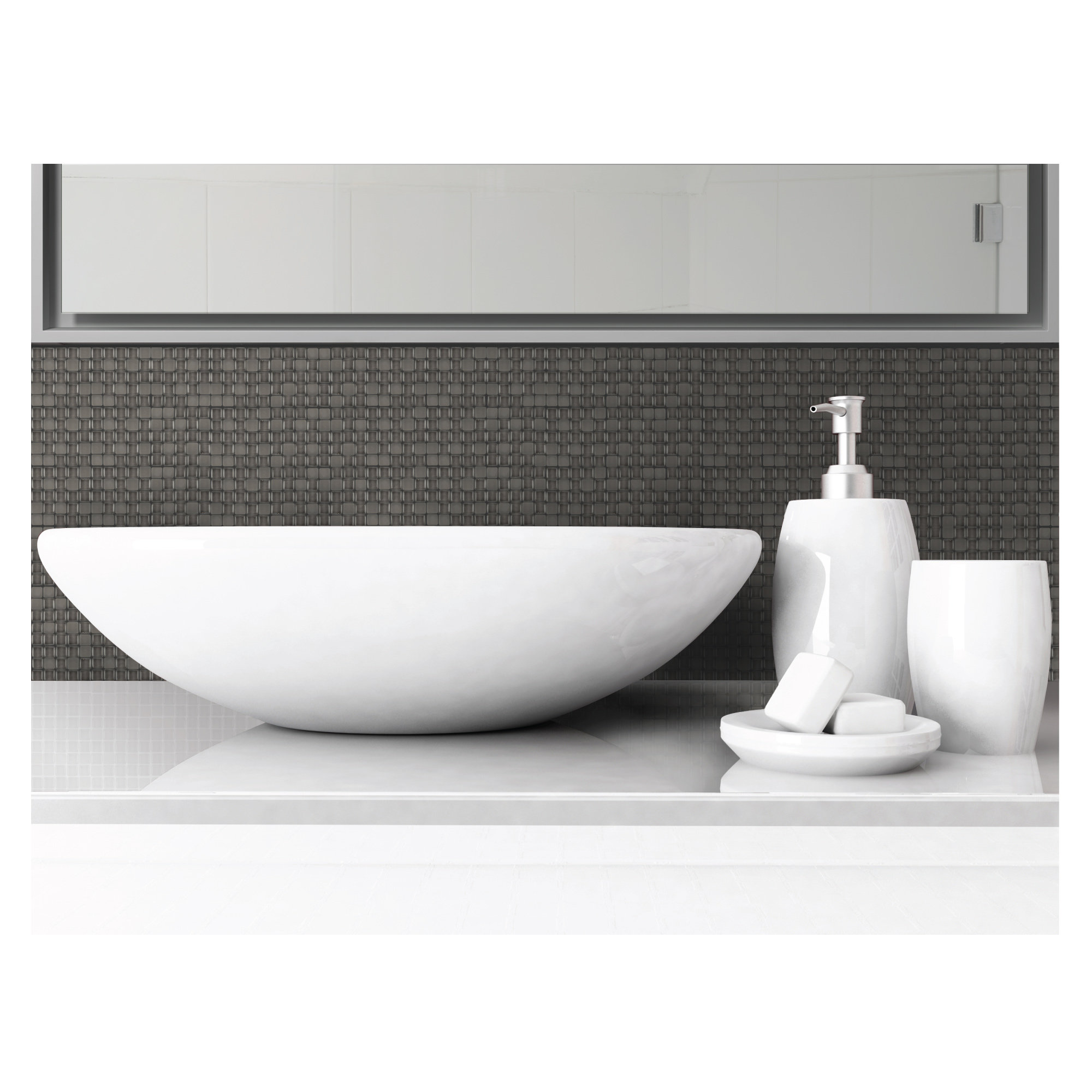 Madrid Ceramics Micron 0 38 X Gl Mosaic Tile Wayfair Gl Mosaic Tile