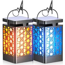Solar Power Color Changing Outdoor Garden Tree Hanging Lamp Table Light L&6 