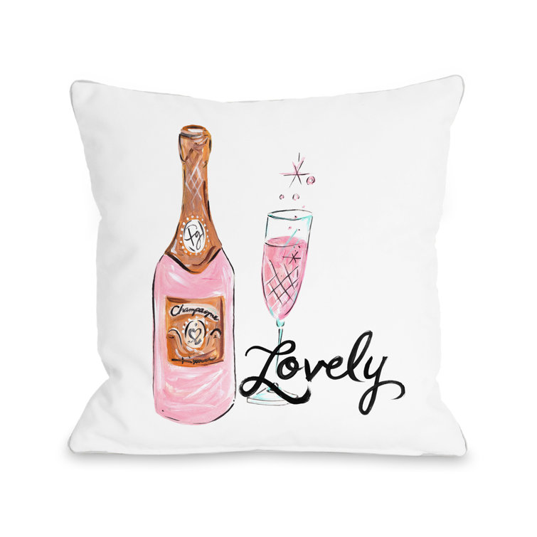 champagne throw pillows