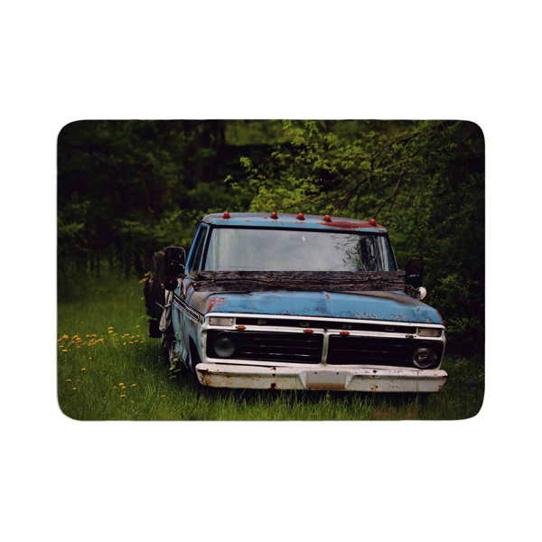 East Urban Home Angie Turner Old Ford Truck Digital Memory Foam