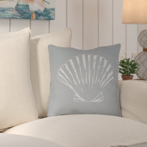 Brookline Shells II Indoor/Outdoor Throw Pillow