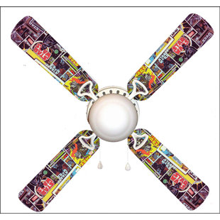 Purple Blades Ceiling Fans You Ll Love In 2020 Wayfair
