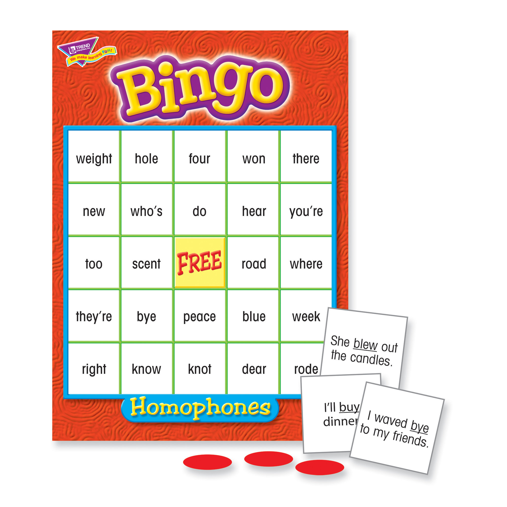 Trend Enterprises Homophones Bingo Game | Wayfair