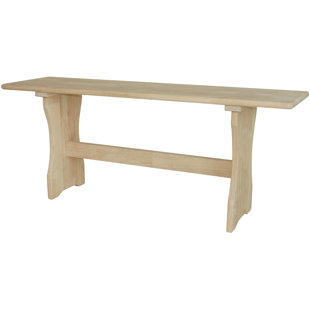 Go to store & view more images International Concepts Trestle Wood Bench