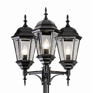 Plug In Lamp Post Wayfair Fairweather 3 Light 98 Post