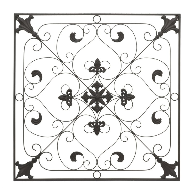 Fleur De Lis Living Medallion Metal Wall Décor | Wayfair