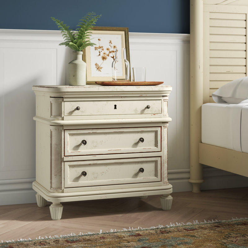 Birch Lane™ Henrietta 3 Drawer Nightstand & Reviews | Wayfair