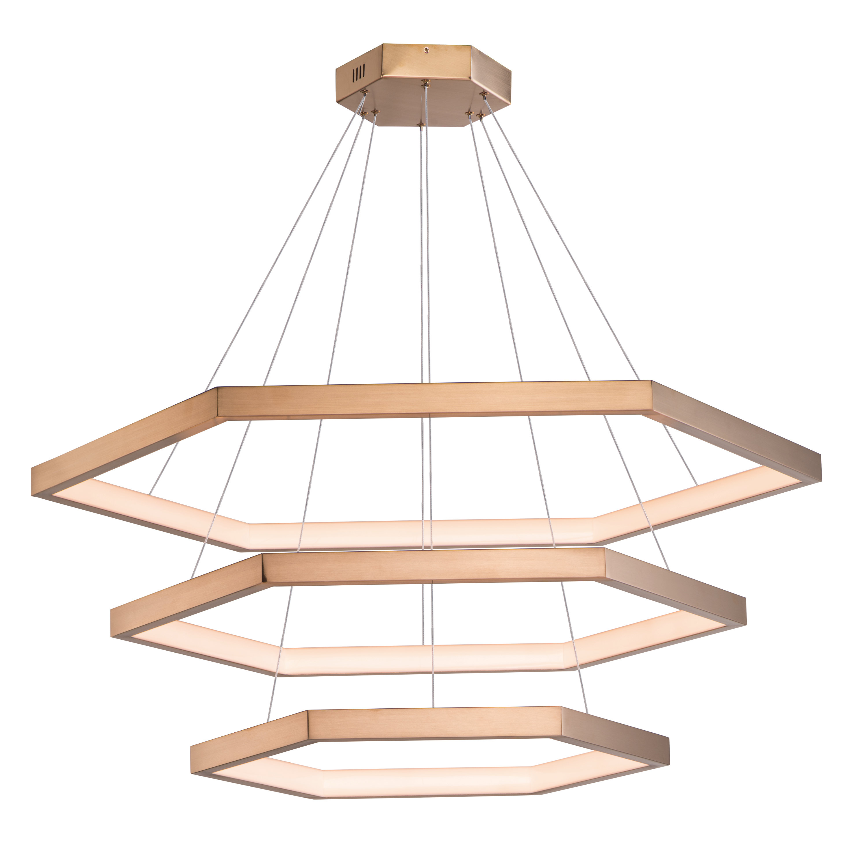 Everly Quinn Ramsgate 3 Light Unique Statement Tiered Led Chandelier Wayfair