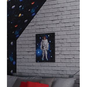 Space Monkey Wall Canvas Art