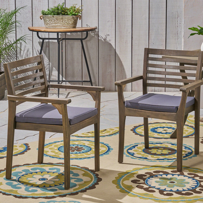 Cleghorn Patio Dining Chairs With Cushions Cleghorn Patio Dining Chairs With Cushions