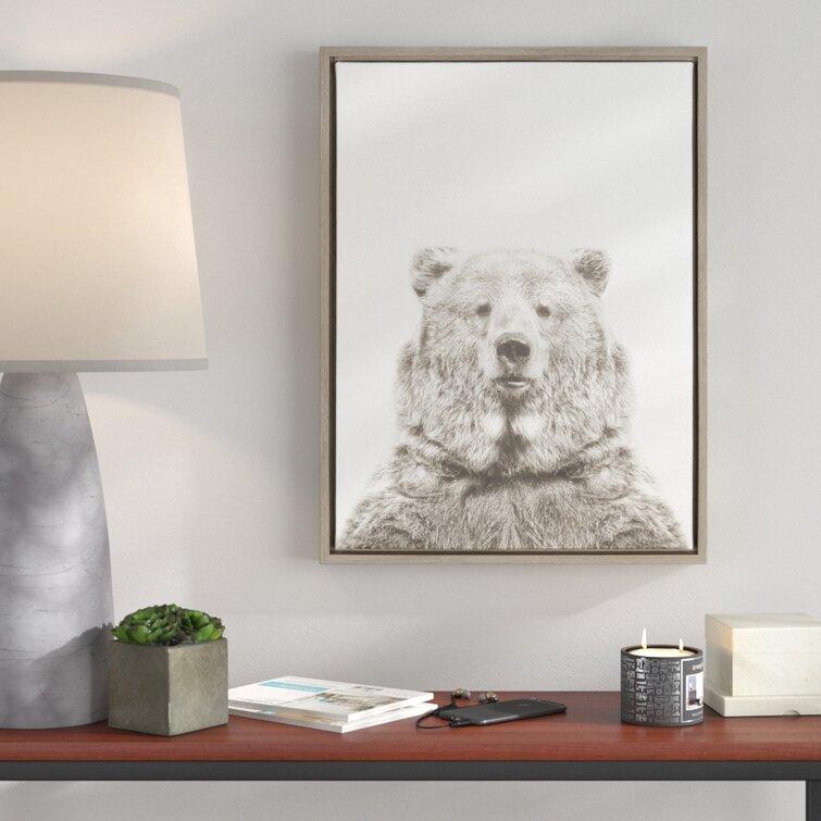 Loon Peak® Margo Bear Portrait by Simon Te - Picture Frame Photograph ...
