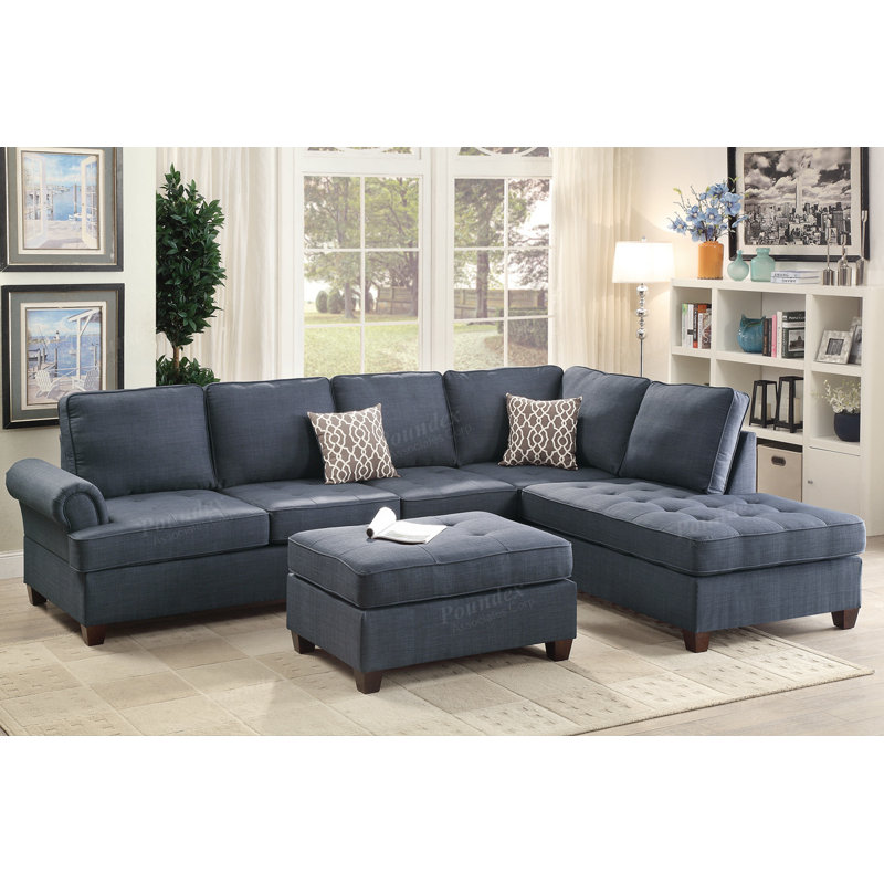 Infini Furnishings Reversible Sectional & Reviews Wayfair