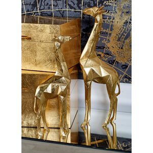 2 Piece Giraffe Figurine Set