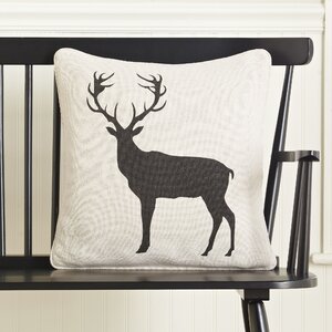 Elk Silhouette Pillow Cover