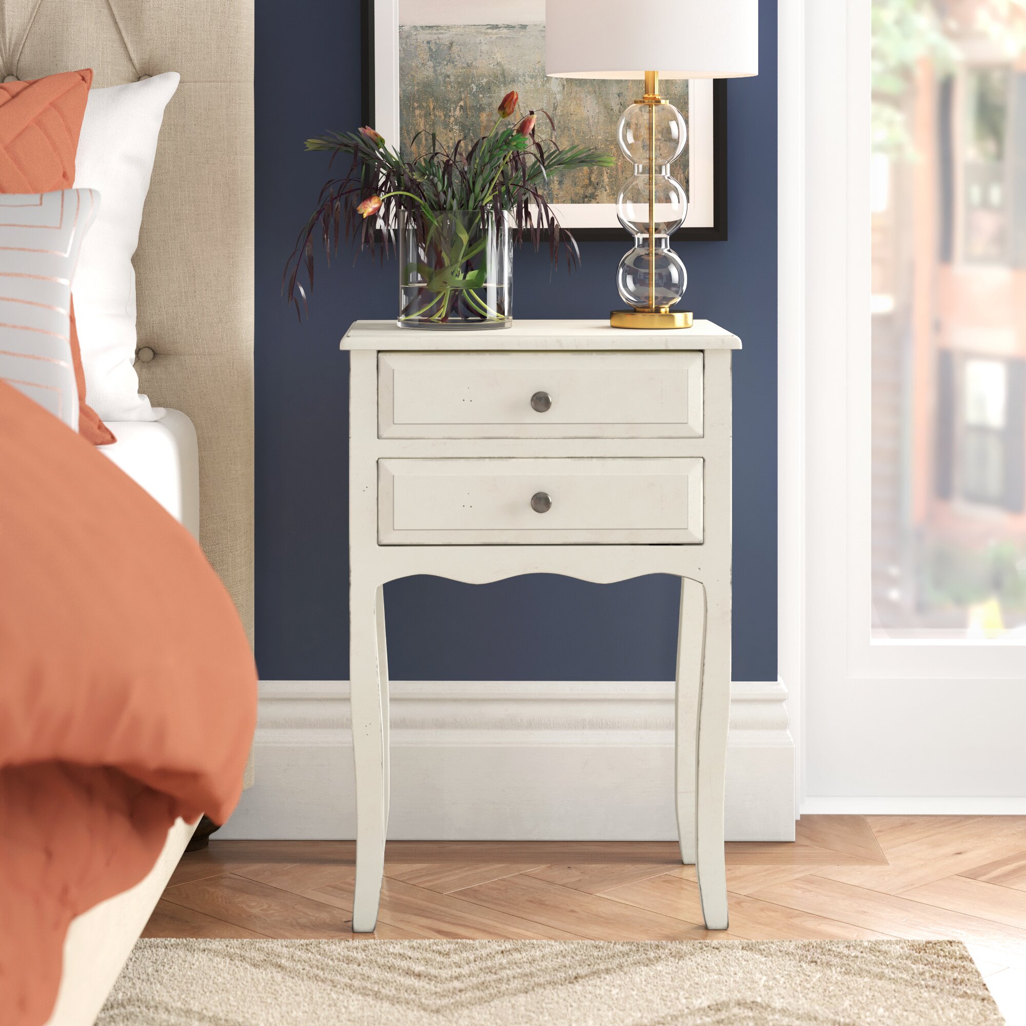 Serafina 2 Drawer Nightstand