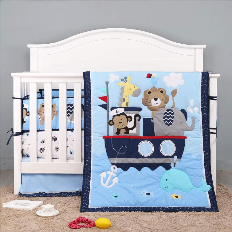 nautical crib sheets