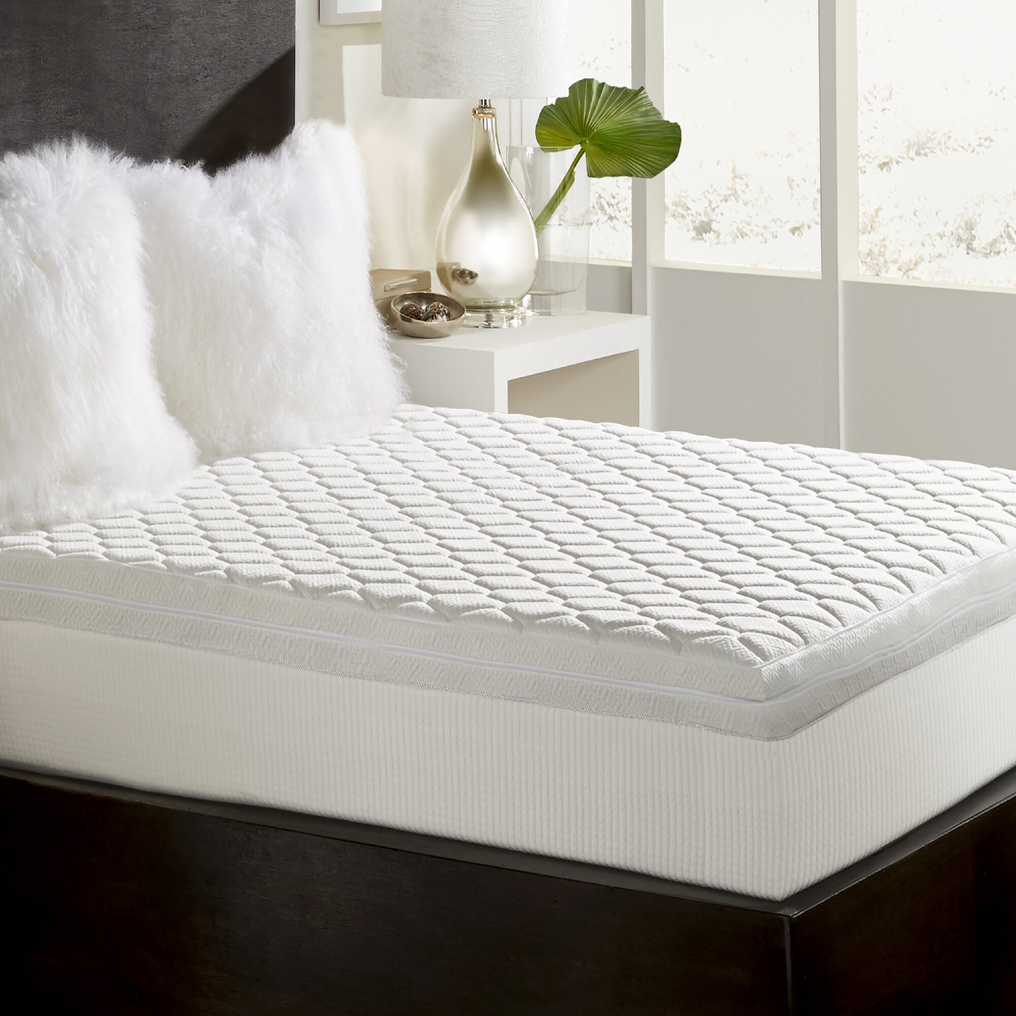 pure rest memory foam mattress pad