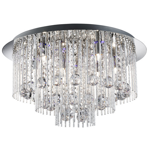 Searchlight Lighting Beatrix Chrom und acht Kristalllicht spülen Armatur mit Led-Leuchte...