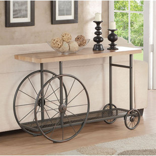 Lechner Mobile Console Table by 17 Stories Find