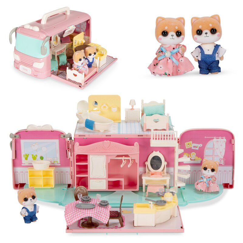 pink camper van toy