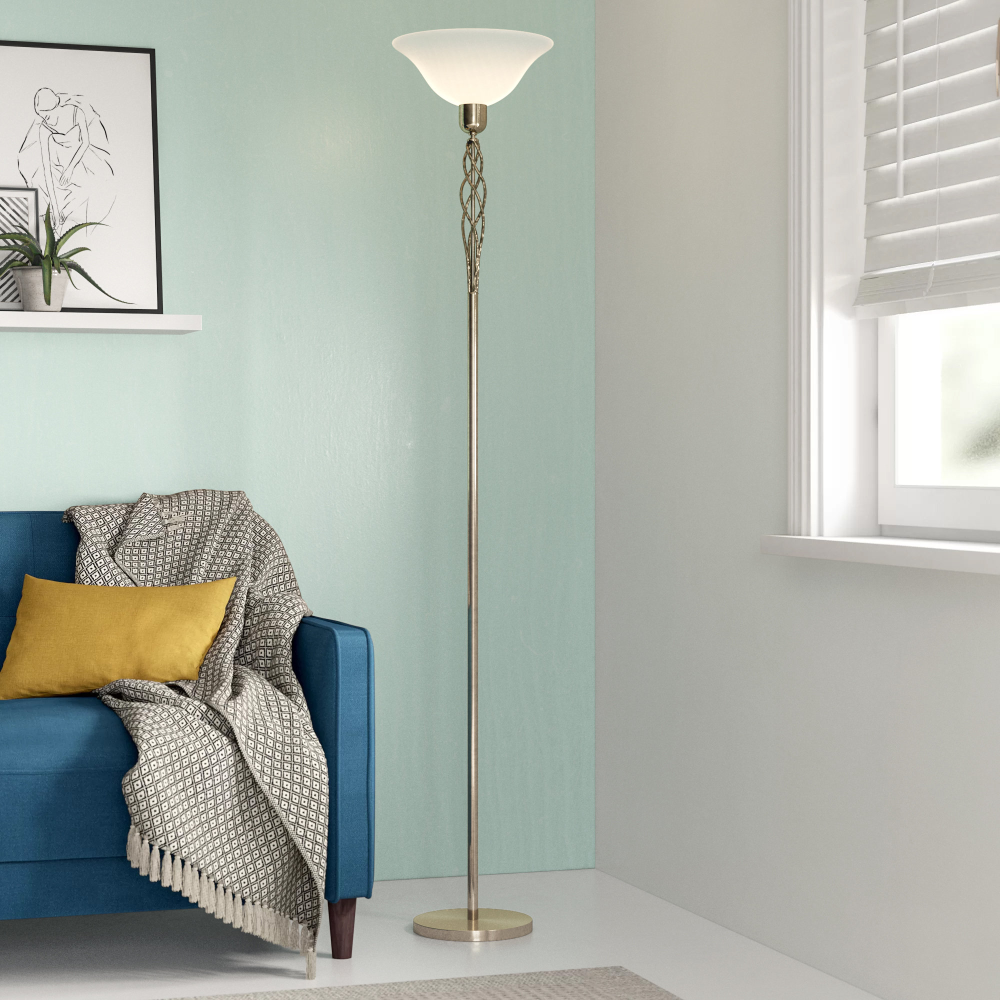 uplighter shades for floor lamp