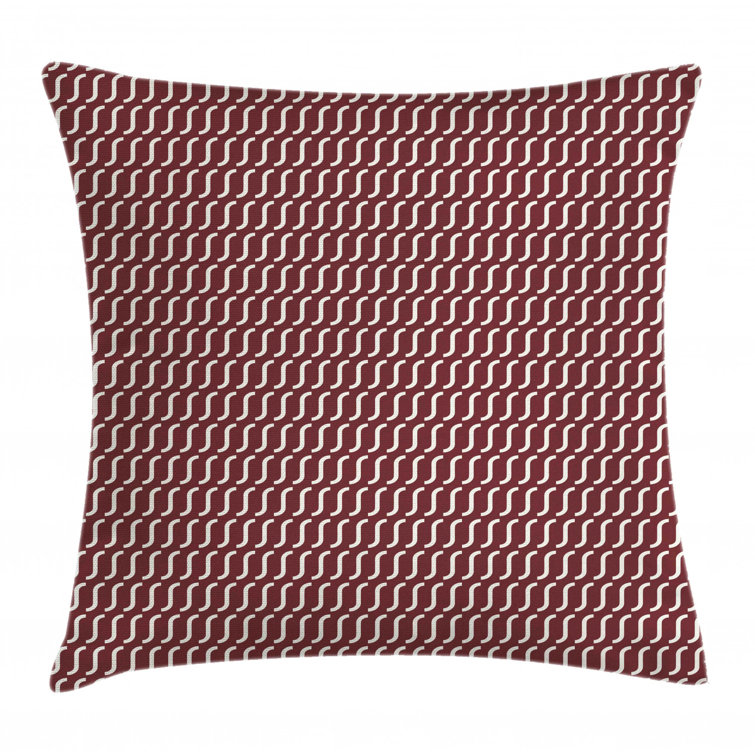 dark red pillow cases