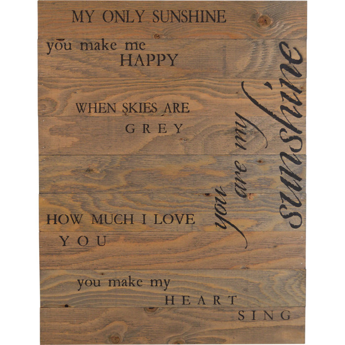 Firesidehome You Are My Sunshine Wooden Pallet Sign Wall Décor You Are My Sunshine Wooden Pallet Sign Wall Décor