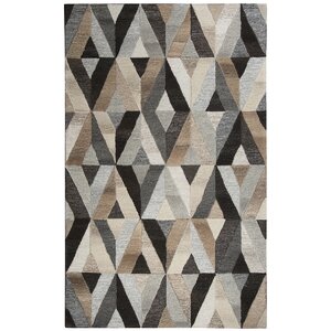 Yucca Place Hand-Tufted Gray/Brown Area Rug