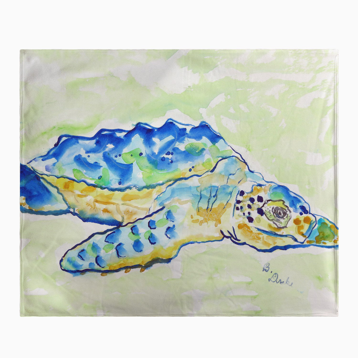 Bay Isle Home Bourland Loggerhead Turtle Throw Wayfair