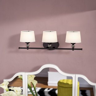 Best Rojo 3-Light Vanity Light By Willa Arlo Interiors Wall Lights Rojo 3-Light Vanity Light By Willa Arlo Interiors Wall Lights
