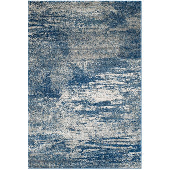 Wrought Studio Faustina Abstract Royal Ivory Area Rug Reviews Wayfair