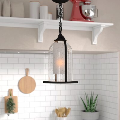Darby Home Co Ardean 1 Light Outdoor Foyer Pendant Bulb Type Led