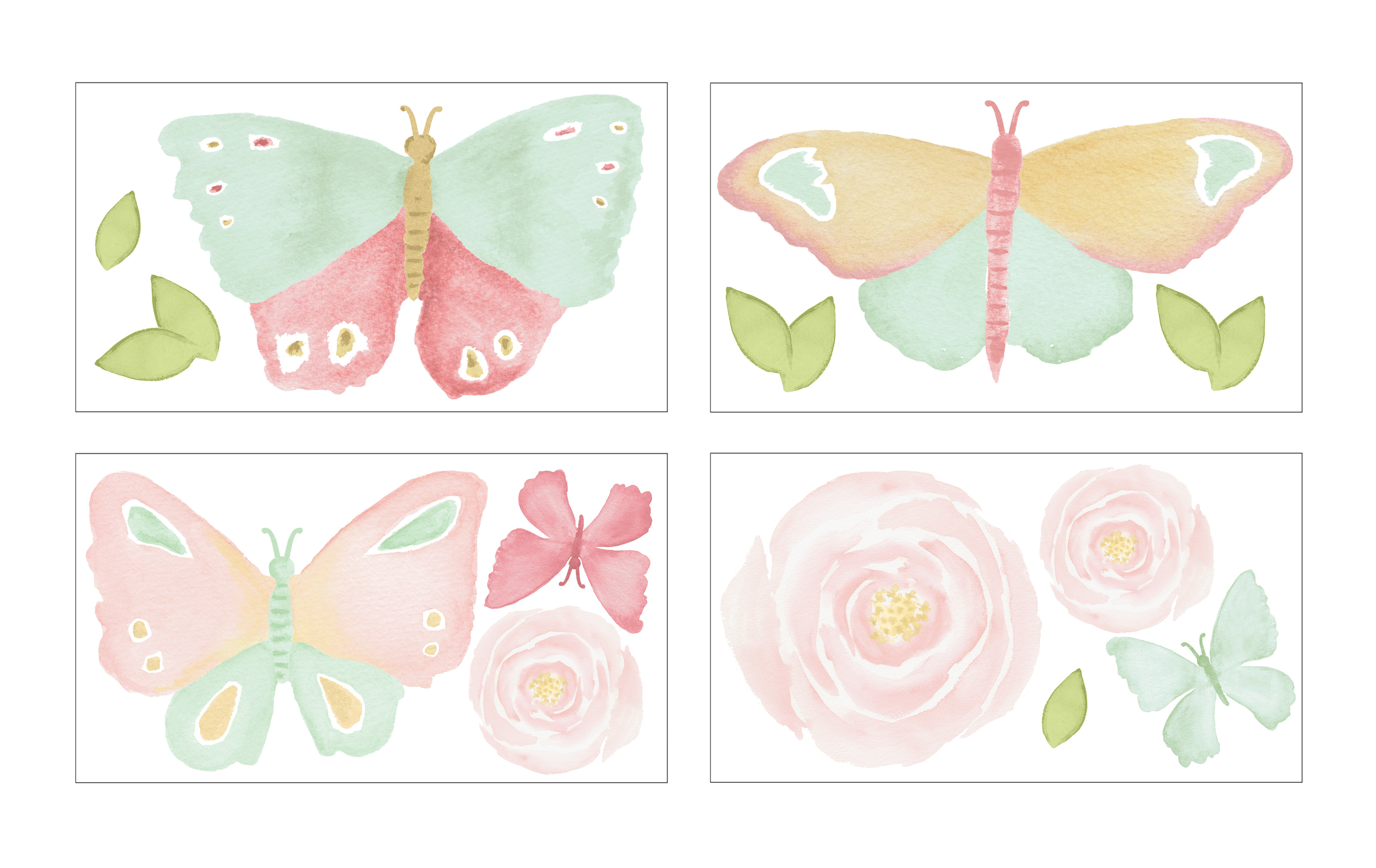sweet jojo butterfly floral