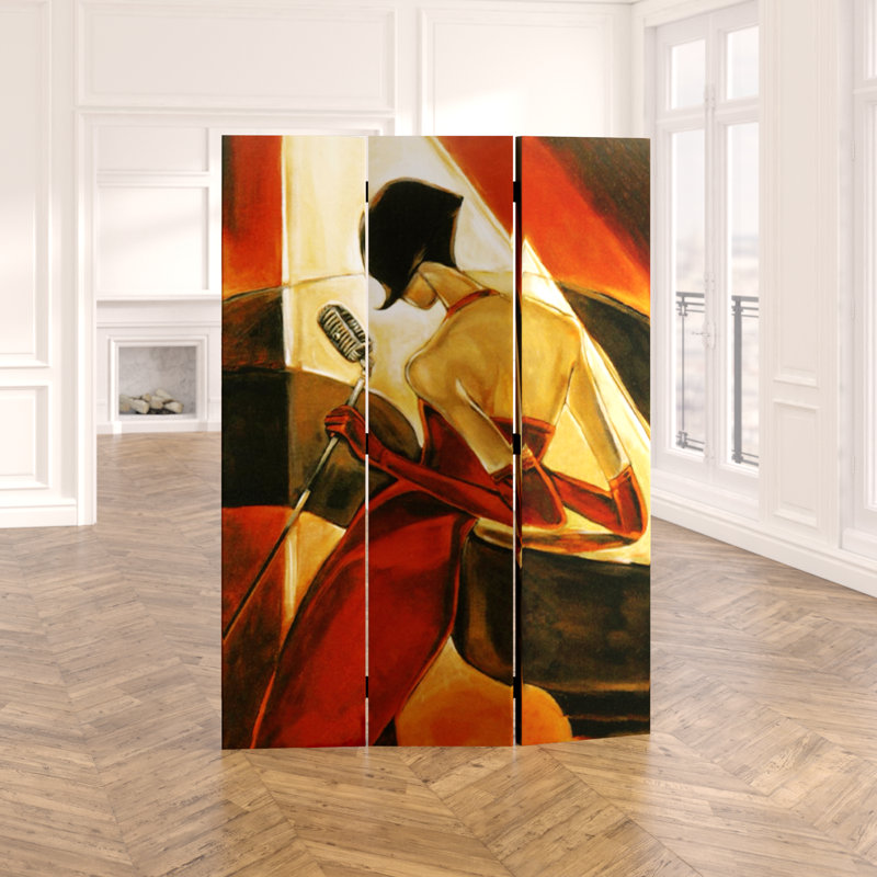 House Of Hampton Hervey Bay Canvas Painting 3 Panel Room Divider